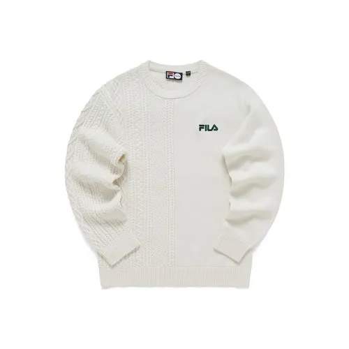 FILA FUSION Стандартный Белый Мужские Свитера