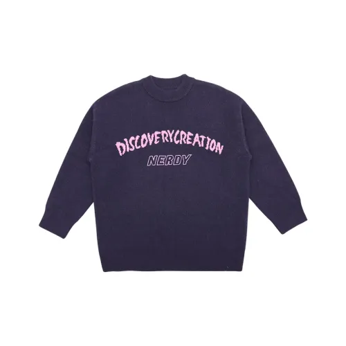 Nerdy Темно-синий Унисекс Свитеры