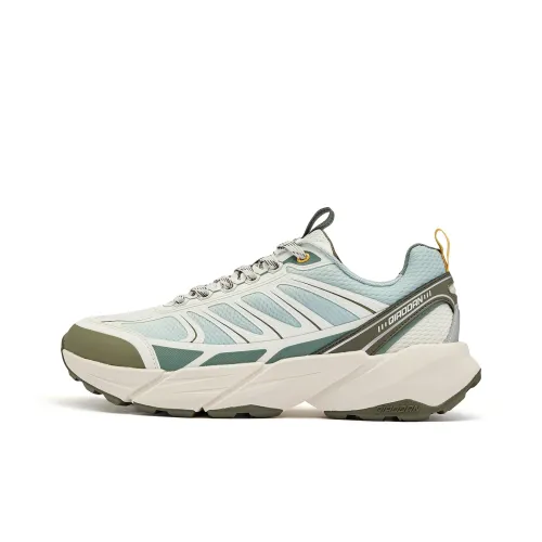 QIAODAN Противоскользящий устойчивый к истиранию низкий топ кэжуал мужской бежевый циан