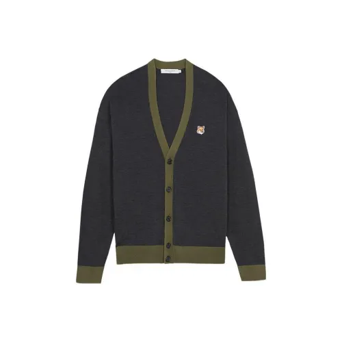 Maison Kitsune Мужские черные свитеры