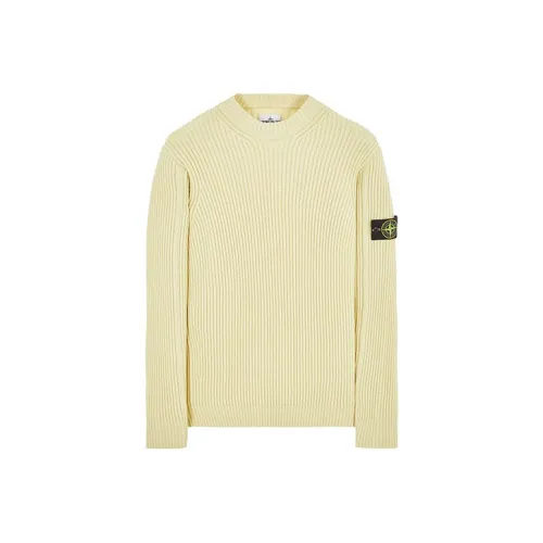 Stone Island Бежевые Мужские Свитера