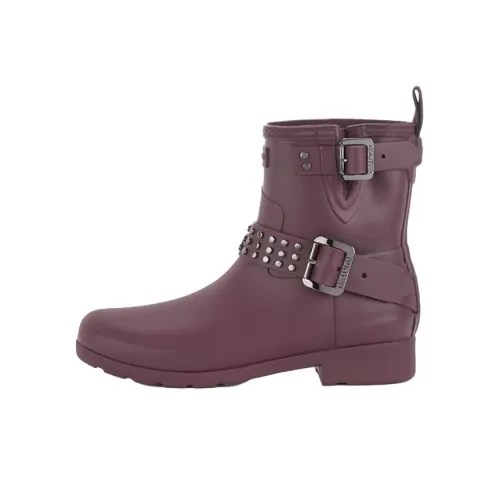 HUNTER Резиновые сапоги Бычья кровь Красный/Oxblood Женские