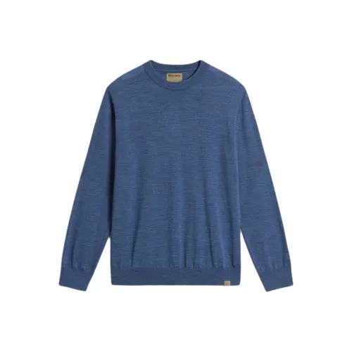 WOOLRICH SS24 Свитер Мужской Bering Морской синий