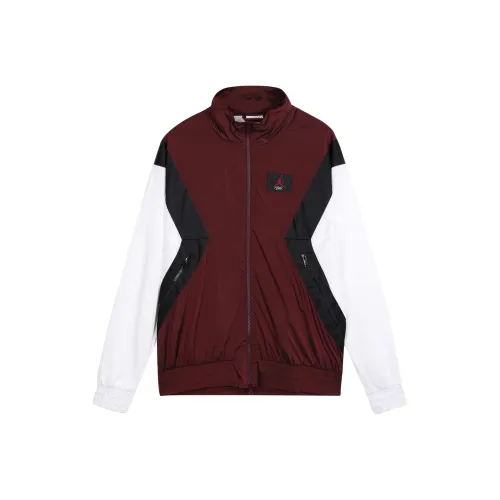 Jordan Flight Warm Up Куртка Мужская Коричневый Белый Многоцветный