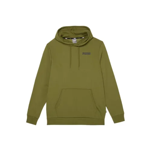 PUMA Essentials Свитшот Мужской Оливково-зеленый