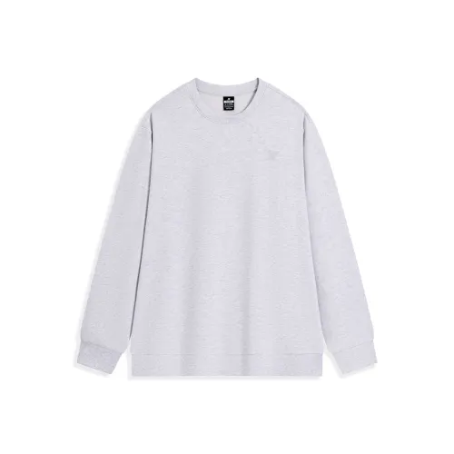 XTEP Круглый вырез Свитшот Мужской Светлый Фотиния Серый 7