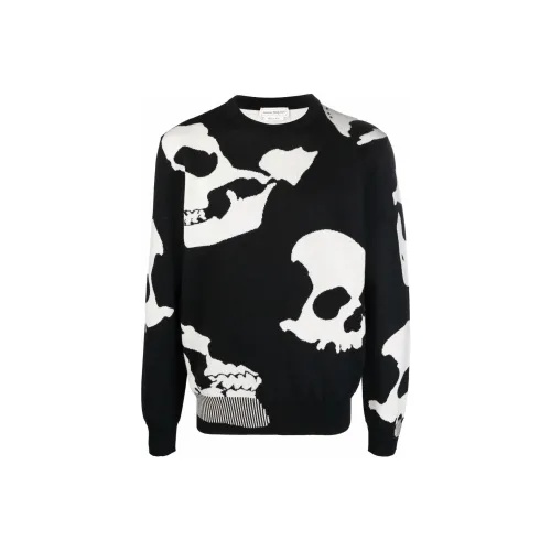 Alexander McQueen Черные Мужские Свитера