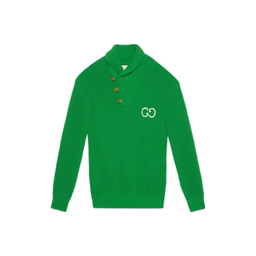 GUCCI Зеленые Мужские Свитера