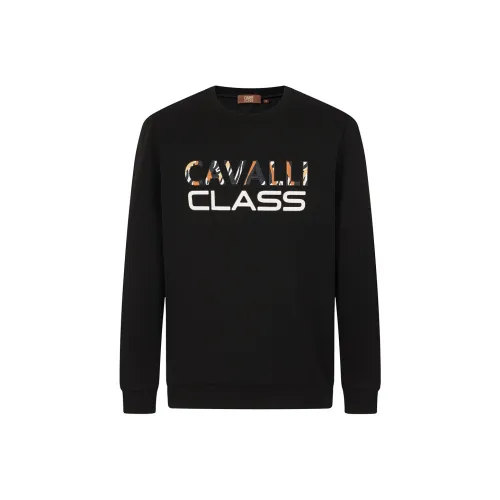 Cavalli Class Толстовка Мужской Черный