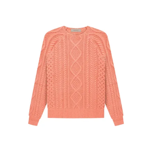 Fear of God Essentials FW22 Свитер Мужской Кораллово-красный