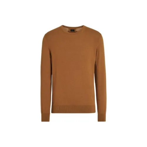 Ermenegildo Zegna CAMEL Мужские Свитера
