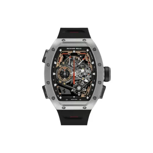 RICHARD MILLE Мужские часы с ручным заводом, механический, 42,9mm*51,2mm, с открытым механизмом