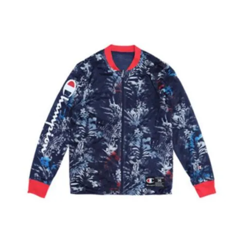 Champion Куртка Американская версия Унисекс Темно-синий