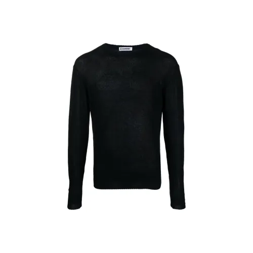 JIL SANDER Черные Мужские Свитера