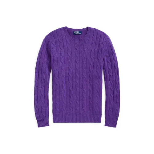 Polo Ralph Lauren SS23 Кашемир Свитер Мужской Фиолетовый
