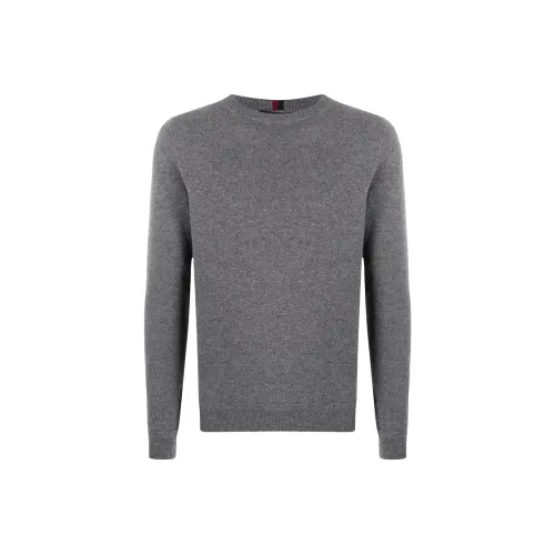 GUCCI Серый Мужской Кашемировый Свитер