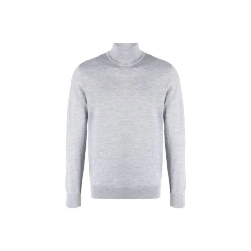 Zzegna SS23 Кашемировый свитер мужской серый