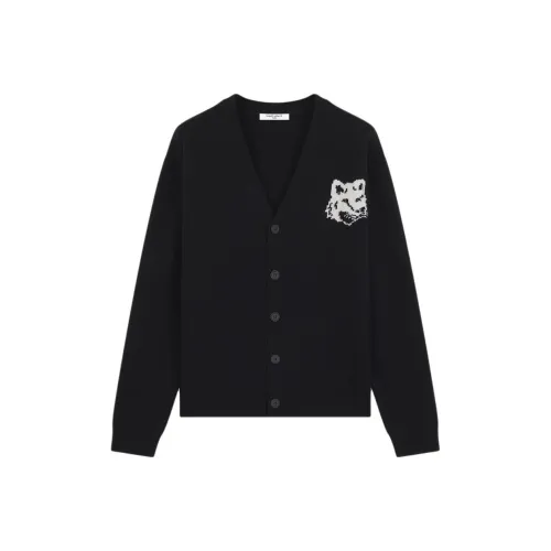 Maison Kitsune Мужские черные свитеры