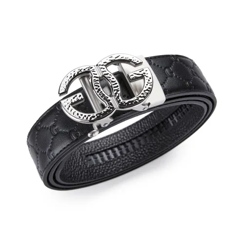 Jeccieziio Ремни из коровьей кожи Мужские металлические золотые серебряные ширина 3,5 см