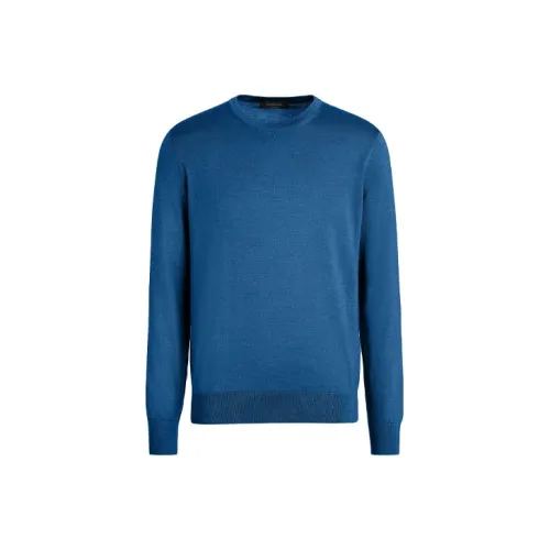 Ermenegildo Zegna Синий Мужской Кашемировые Свитера