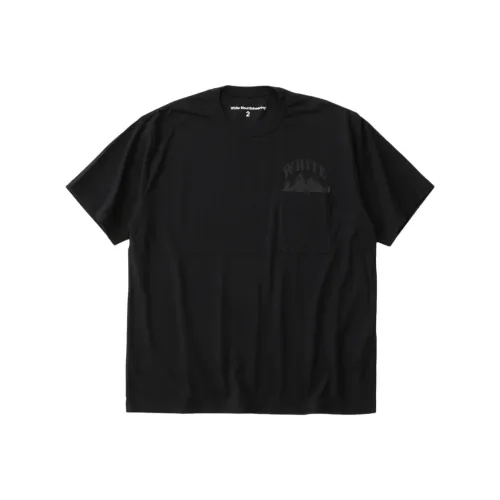 White Mountaineering Черные Мужские T-рубашки