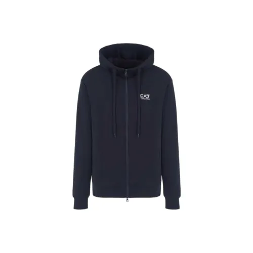 EMPORIO ARMANI EA FW24 Толстовка Мужской Темно-синий