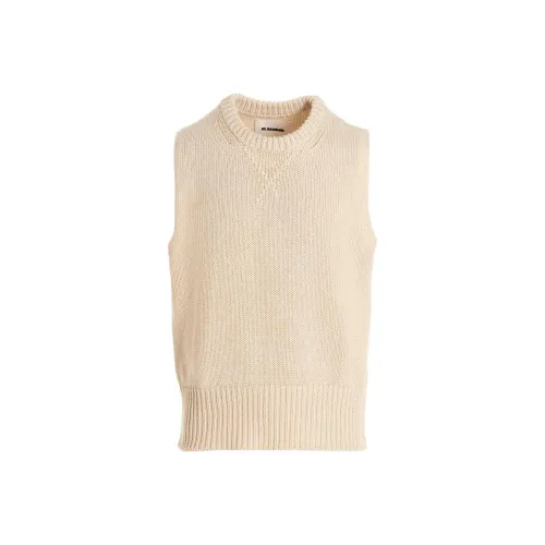 JIL SANDER Белые Мужские Свитера
