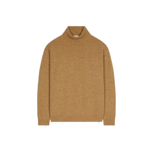 DRIES VAN NOTEN Верблюжий Коричневый Мужские Свитера