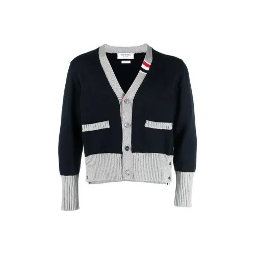 THOM BROWNE Синий Мужской Свитеры