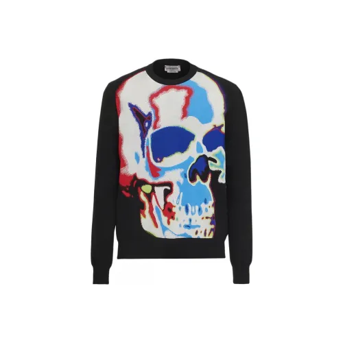 Alexander McQueen SS23 Свитер Мужской Черный