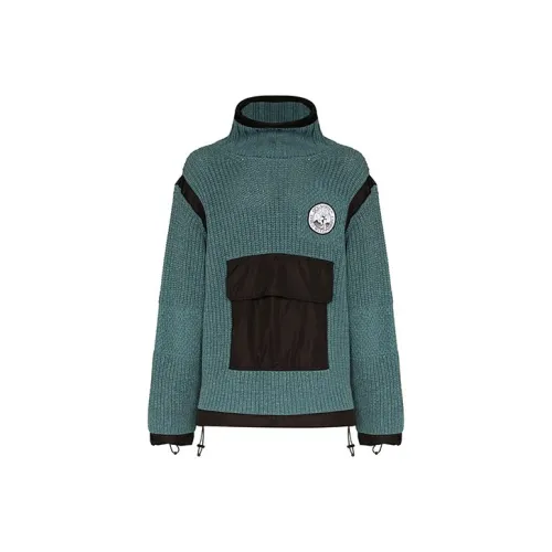 Off Белый FW21 Синий Мужской Трикотаж