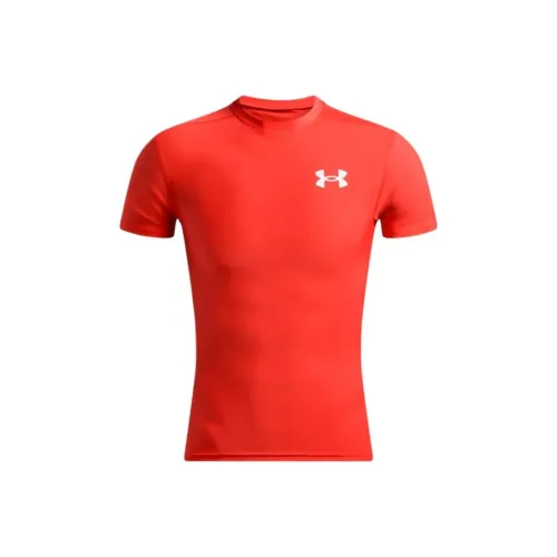 Under Armour HeatGear OG Compression T-Shirt Мужской Оранжевый