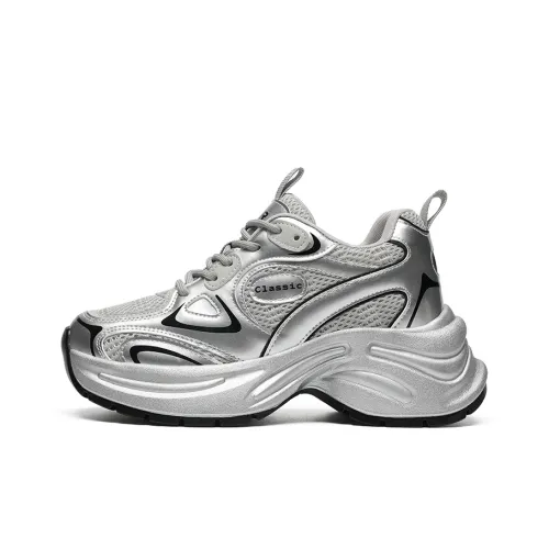 ZHR Звезда и луна Износостойкий и Легкий Низкий Топ Кроссовки с Толстой Подошвой Женские