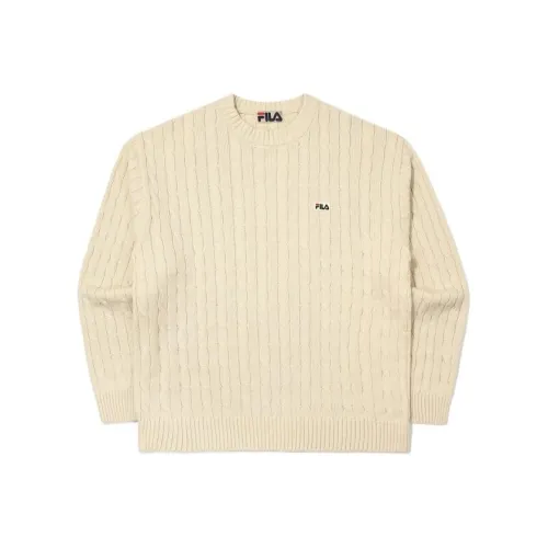 FILA Кремово-белый Унисекс Свитеры