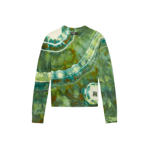 AMIRI Зеленый Мужской Кашемировый Свитер