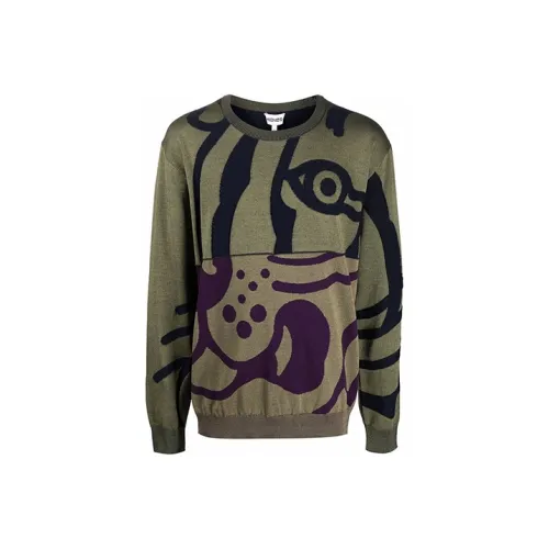 KENZO Зеленые Мужские Свитера