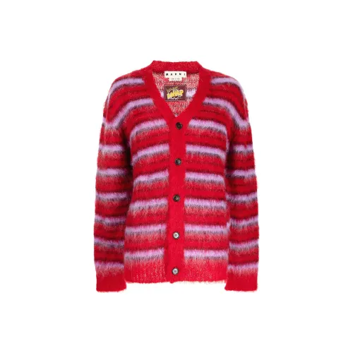MARNI Red Men's Sweaters MARNI Красные Мужские Свитера