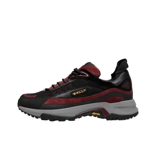 BALLY Низкий топ Повседневная обувь Мужская Черный Красный