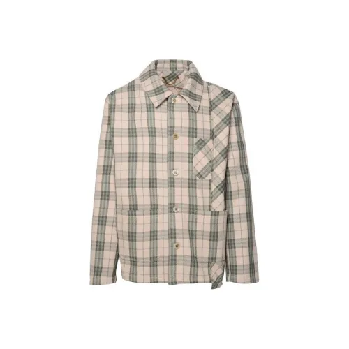 Golden Goose Бежевые Мужские Рубашки