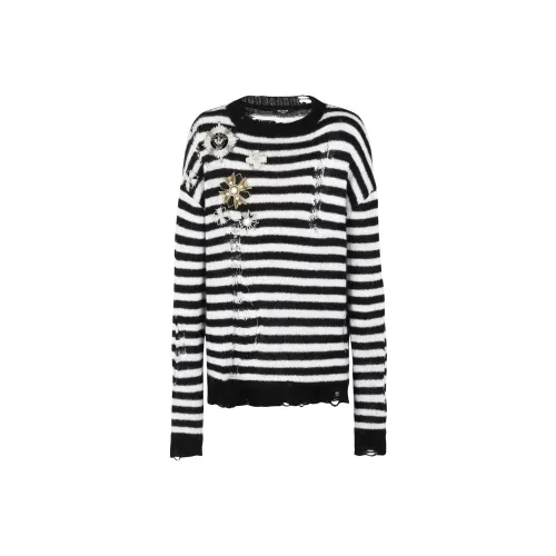 BALMAIN Белые Мужские Свитера