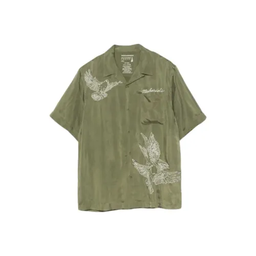 Maharishi Оливковые Мужские Рубашки