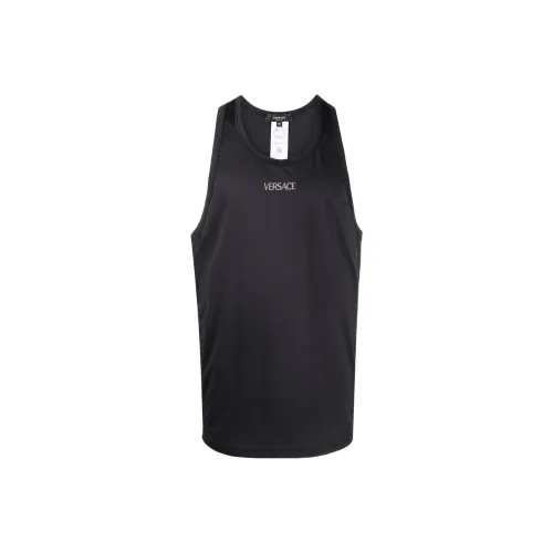 VERSACE Мужские черные майки