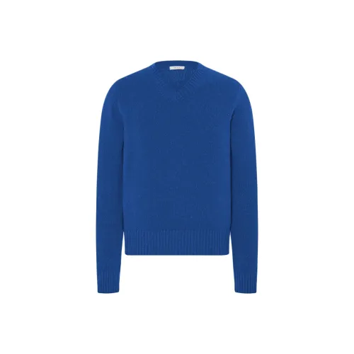 THE ROW SS24 Свитер Мужской Электрический Синий