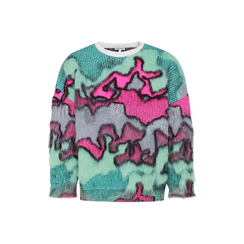 LOEWE Совместное издание Зеленые Мужские Свитера