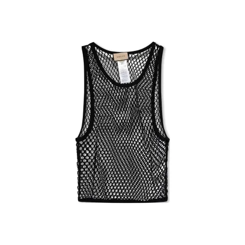 GUCCI SS23 Топ без рукавов Мужской Черный