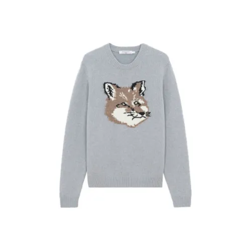 Maison Kitsune Серые Мужские Свитера