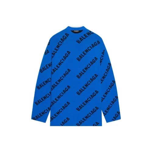 Balenciaga Мужские Синие Свитера