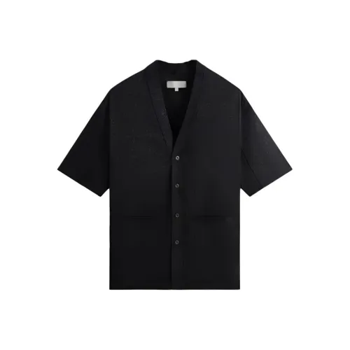 KITH x EZRA Жаккард Faille Gi Рубашка Мужская Черная