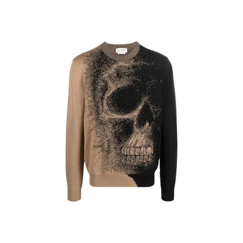 Alexander McQueen Бежевые Мужские Свитера