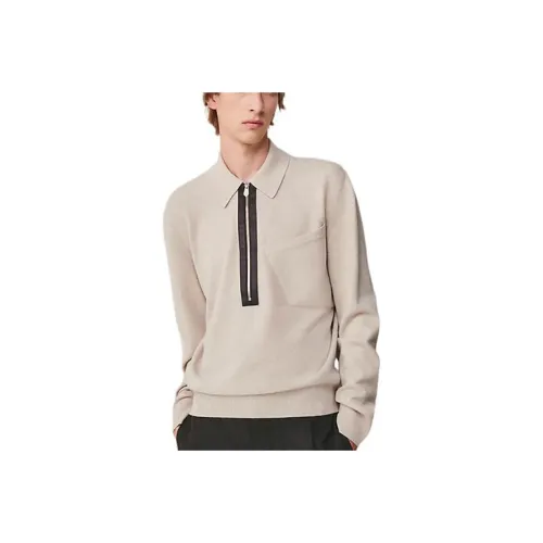 HERMES Овсяные Мужские Свитера